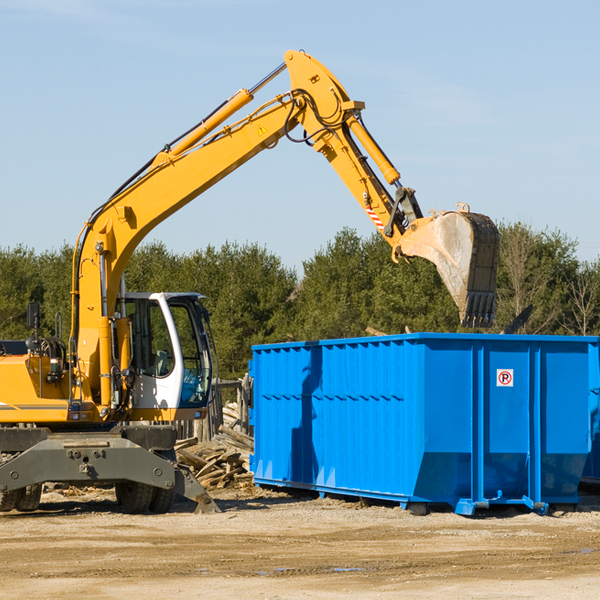 are there any restrictions on where a residential dumpster can be placed in Hesston PA